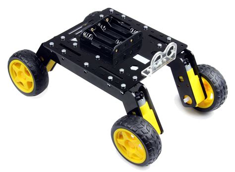 metal chassis for robot|4 wheel robot chassis.